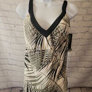 Coco Reef Women's Core Printed Bra-Sized Tankini Top